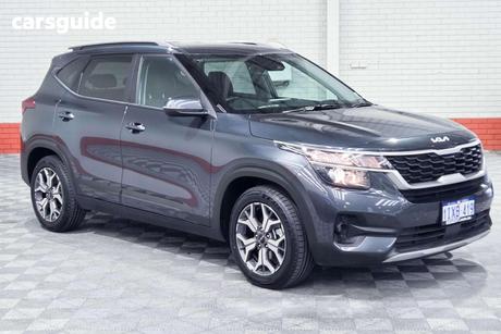 Grey 2021 Kia Seltos Wagon Sport+ (Fwd)