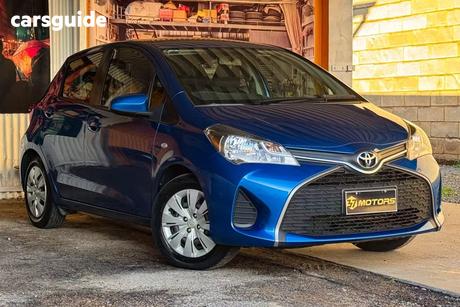 Blue 2016 Toyota Yaris Hatchback Ascent