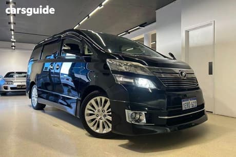 Black 2012 Toyota Vellfire Commercial GGH20