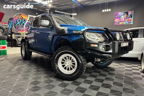 Blue 2017 Mitsubishi Triton Dual Cab Utility Gls (4X4)