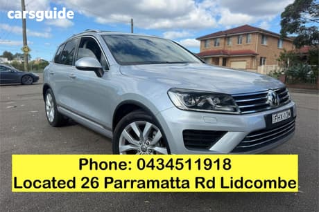 Silver 2016 Volkswagen Touareg Wagon V6 Tdi