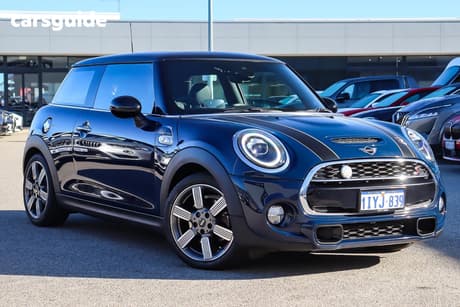 Blue 2019 Mini Cooper Hatchback S 3D Hatch