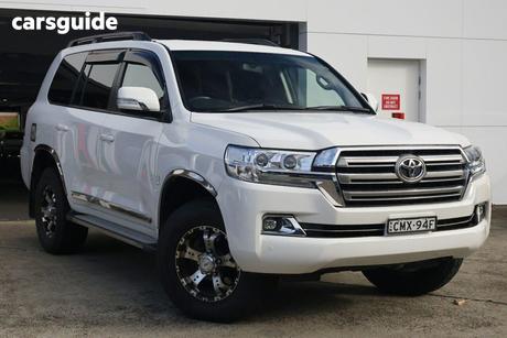 White 2019 Toyota Landcruiser Wagon Lc200 Gxl (4X4)