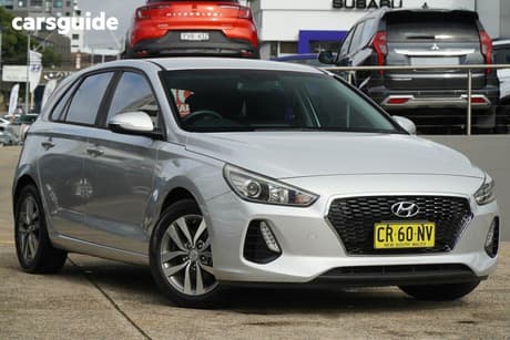 Silver 2018 Hyundai I30 Hatchback Active
