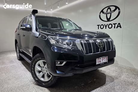 Black 2023 Toyota Landcruiser Prado Wagon Gxl