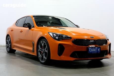 Orange 2020 Kia Stinger Sedan Gt (Red Leather)