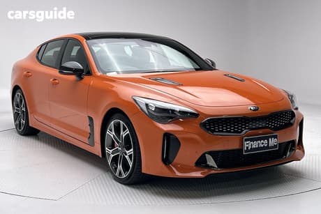 Orange 2019 Kia Stinger Sedan Gt Carbon Edition