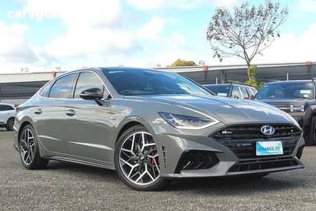 Grey 2021 Hyundai Sonata Sedan N Line