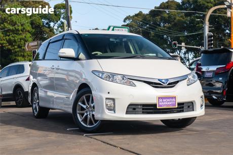 White 2012 Toyota Estima SUV G (HYBRID)