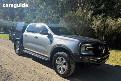 Silver 2023 Ford Ranger Double Cab Chassis Xlt 3.0 (4X4)