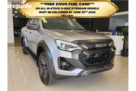 Silver 2026 Isuzu D-MAX Crew Cab Utility X-Terrain (4X4)