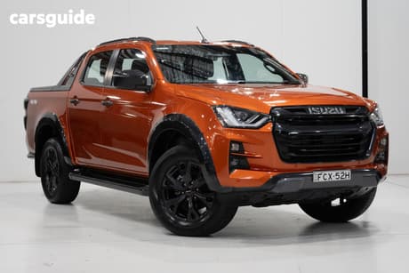 Orange 2023 Isuzu D-MAX Crew Cab Utility X-Terrain (4X4)