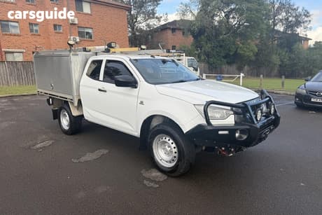 White 2020 Isuzu D-MAX Space Cab Chassis Sx (4X4)