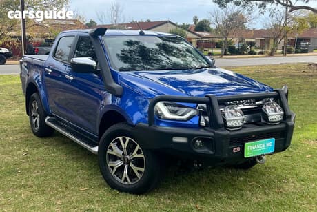 Blue 2023 Isuzu D-MAX Crew Cab Utility Ls-U+ (4X4)