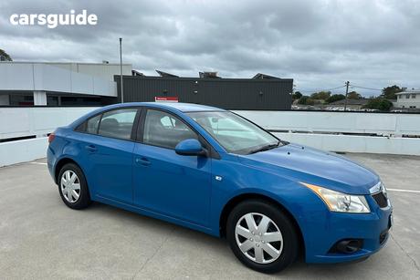 Blue 2011 Holden Cruze Sedan Cd