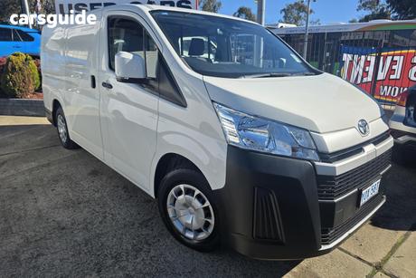 White 2020 Toyota HiAce Van Lwb