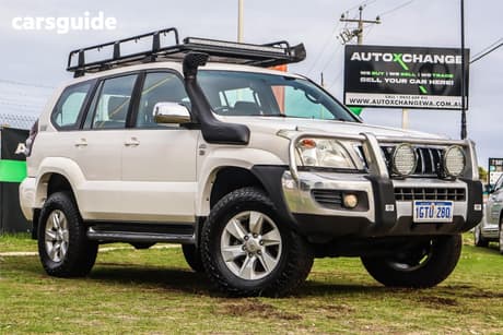 White 2009 Toyota Landcruiser Prado SUV GX 4X4