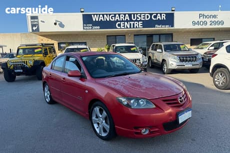 Red 2004 Mazda 3 Sedan Sp23