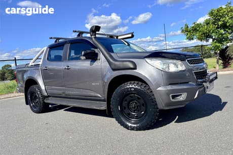 Grey 2012 Holden Colorado Crew Cab Pickup Ltz (4X4)