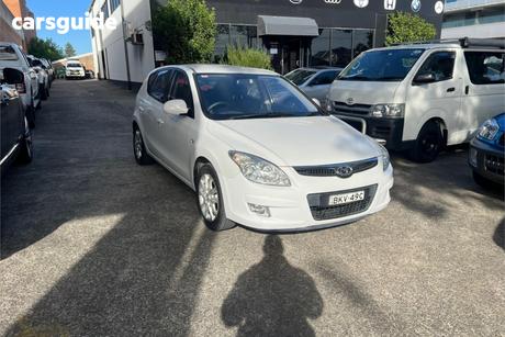 White 2009 Hyundai I30 Hatchback Slx