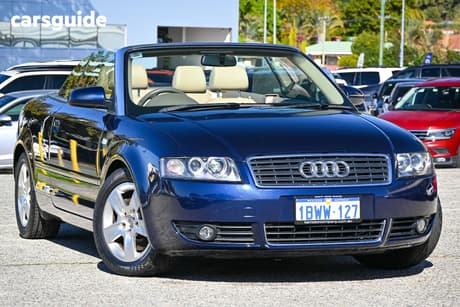Blue 2005 Audi A4 Cabriolet Cabriolet