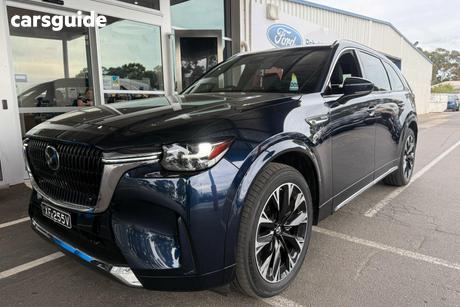 Blue 2023 Mazda CX-90 Wagon G50E Azami Mhev