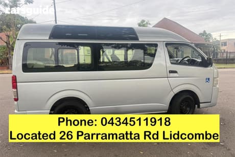Silver 2014 Toyota HiAce Bus Commuter