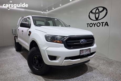 White 2021 Ford Ranger Double Cab Chassis Xl 2.2 (4X4)