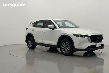 White 2024 Mazda CX-5 Wagon G25 Maxx Sport (Fwd)