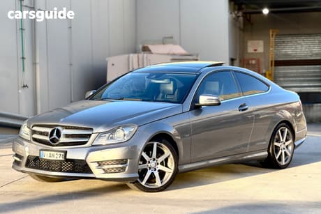 Grey 2011 Mercedes-Benz C250 Coupe Cdi Be