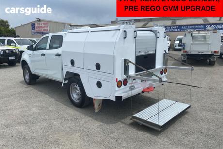 White 2021 Isuzu D-MAX Crew Cab Chassis Sx (4X2) High-Ride