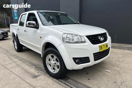 White 2013 Great Wall V200 Dual Cab Utility (4X2)