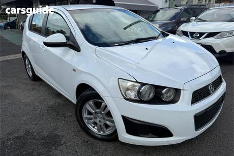 White 2014 Holden Barina Hatchback Cd