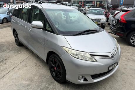 Silver 2010 Toyota Tarago Wagon Glx V6