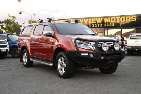 Orange 2015 Isuzu D-MAX Crew Cab Utility Ls-U Hi-Ride (4X4)