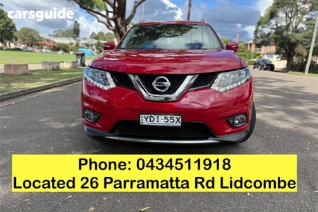 Red 2015 Nissan X-Trail Wagon St-L (4X4)