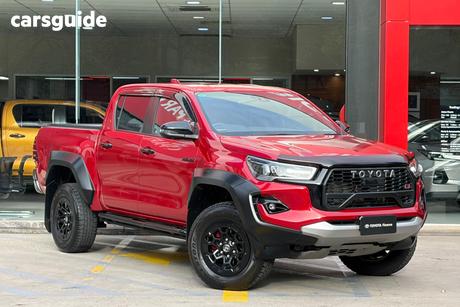 Red 2023 Toyota Hilux Double Cab Pick Up Gr-Sport (4X4)