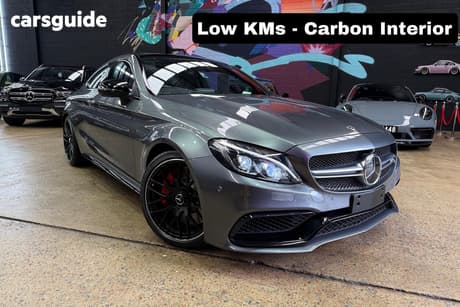 Grey 2017 Mercedes-Benz C63 Coupe S