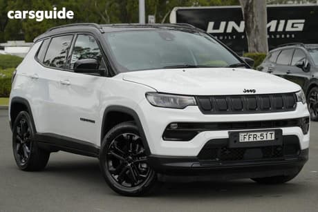 White 2022 Jeep Compass Wagon Night Eagle (Fwd)