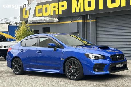 Blue 2018 Subaru WRX Sedan Premium (Awd)