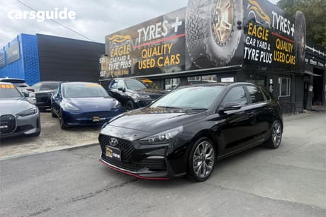 Black 2023 Hyundai I30 Sedan N Line