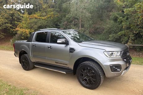 Silver 2020 Ford Ranger Double Cab Pick Up Wildtrak 2.0 (4X4)