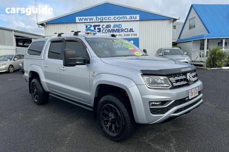 Silver 2018 Volkswagen Amarok Dual Cab Utility V6 Tdi 580 Highline Edition