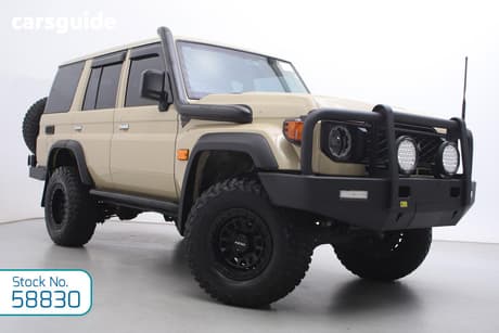 Beige 2024 Toyota Landcruiser Wagon Lc76 Gxl + Diff Locks