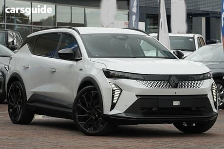 White 2026 Renault Scenic E-Tech SUV ESPRIT ALPINE EV87 F