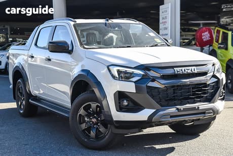 White 2026 Isuzu D-MAX Crew Cab Utility X-Terrain (4X4)