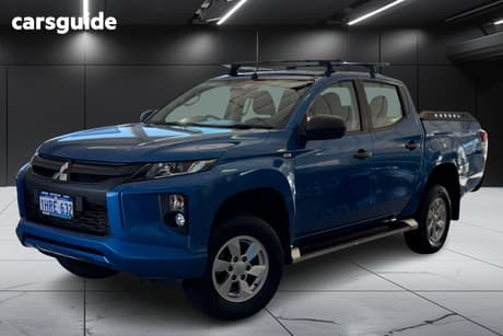 Blue 2022 Mitsubishi Triton Double Cab Pick Up Glx+ (4X4)
