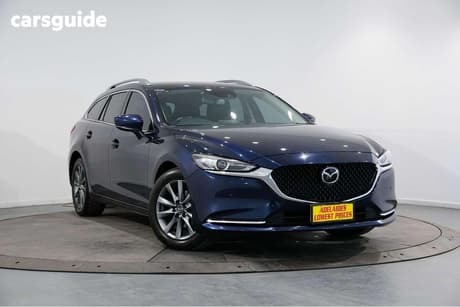 Blue 2023 Mazda 6 Wagon G25 Touring