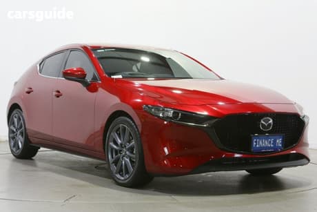 Red 2022 Mazda 3 Hatchback G20 Evolve Vision
