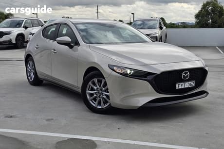 Grey 2026 Mazda Mazda3 Hatchback G20 Pure